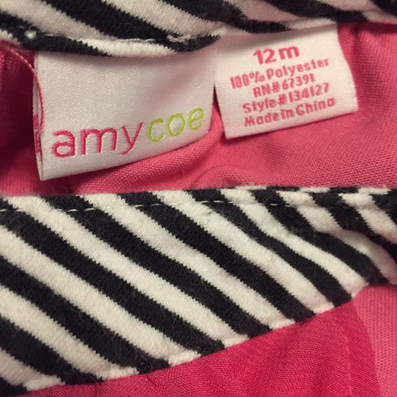 Amy Coe Baby Girl Halter Dress Size 12 Months - Picture 3 of 3